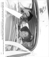 What's Up Doc? 1972 original 8x10 photo Barbra Streisand Ryan O'Neal in VW Bug