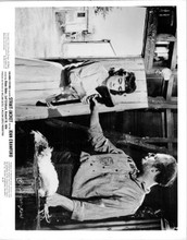 Strait-Jacket 1963 original 8x10 photo George Kennedy hands axe to Joan Crawford