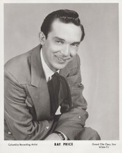 Ray Price country music great original 8x10 photo 1950's era Columbia portrait