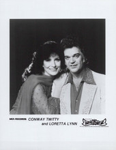 Conway Twitty and Loretta Lynn MCA Records promotional portrait