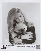 Barbara Fairchild original 8x10 photo Columbia Records promotional holding teddy