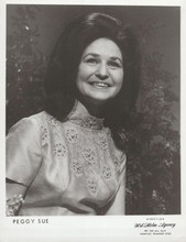 Peggy Sue country music singer 1960's original 8x10 photo agency promotional