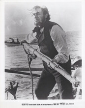 Gregory Peck as captain Ahab onboard boat 8x10 inch photo Moby Dick