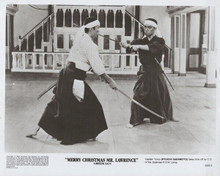 Merry Christmas Mr Lawrence 1984 original 8x10 photo Ryuichi Sakamoto with sword