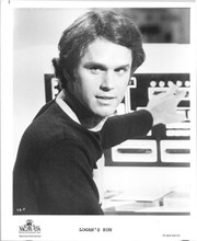 Logan's Run 1977 TV Gregory Harrison portrait at computer original 8x10 photo