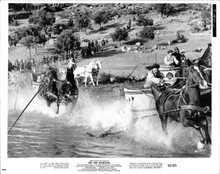 The 300 Spartans 1962 original 8x10 photo horses race through river