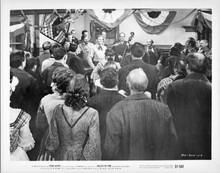 Valley of Fire 1951 original 8x10 photo Gene Autry sings for crowd