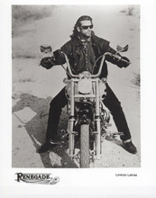 Renegade 1992 TV Show Lorenzo Lamas on his Bike Official 8x10 Original Photo