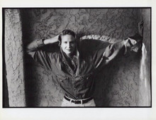 Kelly Lynch original 8x10 inch photo photographer portrait in denim shirt