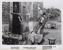 Chinese Hercules 1974 original 8x10 photo Michael Wai-Man Chan action scene