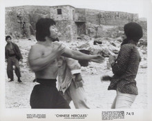 Chinese Hercules 1974 original 8x10 photo Michael Wai-Man Chan in action
