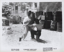 Chinese Hercules 1974 original 8x10 photo Michael Wai-Man Chan kung fu action