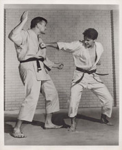 Ricky Nelson 1960's era original 8x10 photo practicing karate moves