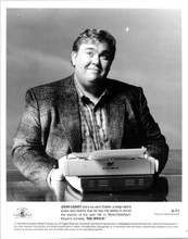John Candy 1990 original 8x10 photo seated at typewriter from Delirious