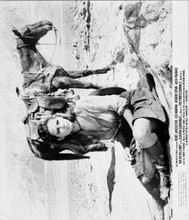 Claudia Cardinale 1966 original 8x10 photo The Professionals sitting in desert