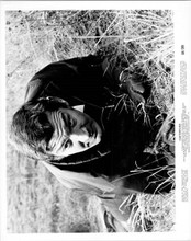 Gene Barry 1968 original 8x10 photo hiding in brush from Subterfuge