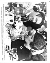 Hide in Plain Sight original 8x10 photo James Caan lights Jill Eikenberry cigare