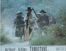Tombstone 8x10 inch photo Kurt Russell Sam Elliott Val Kilmer with rifles