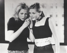 Dick 1999 Kirsten Dunst Michelle Williams listen to phone call 8x10 inch photo