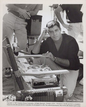 Jerry Lewis on set 1967 with tape recorder The Big Mouth original 8x10 photo