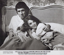 Bob & Carol & Ted & Alice Natalie Wood Elliott Gould in bed original 8x10 photo