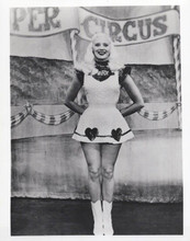 Super Circus 1950's TV series Mary Hartline poses in her host outfit 8x10 photo