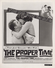 The Proper Time 1960 original 8x10 photo Tom Laughlin Nira Monsour poster art