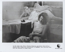 Steaming 1985 original 8x10 photo Vanessa Redgrave Sarah Miles in sauna