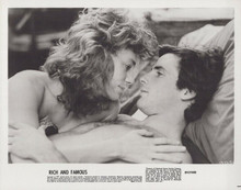 Rich and Famous 1981 original 8x10 photo Jacqueline Bisset Hart Bochner in bed
