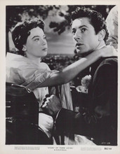 Story of Three Loves 1962 original 8x10 photo Leslie Caron Farley Granger lovers