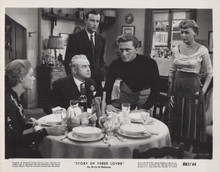 Story of Three Loves 1962 original 8x10 photo Kirk Douglas scene at dinner table