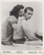 The Proper Time 1960 original 8x10 photo Tom Laughlin Nira Monsour in bed