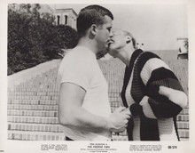The Proper Time 1960 original 8x10 photo Tom Laughlin Norma Quine kiss by steps