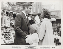 Stolen Hours 1963 original 8x10 photo Susan Hayward Michael Craig by fruit stall