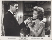 Stolen Hours original 8x10 photo Michael Craig lights cigarette Susan Hayward