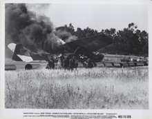 Steelyard Blues 1972 original 8x10 photo plane explodes on highway