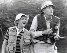 On Golden Pond 1981 Henry Fonda & Doug McKeon fishing scene 8x10 inch photo