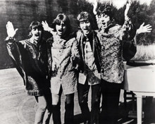 The Beatles the boys iconic pose for their Magical Mystery Tour 8x10 photo