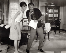 Paris When it Sizzles 8x10 photo Audrey Hepburn William Holden full body pose