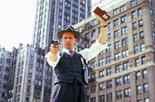 Kevin Costner Points Gun Holding Badge Air The Untouchables 11x17 Mini Poster
