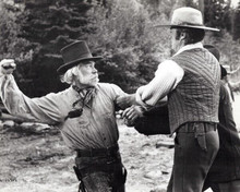 Paint Your Wagon 1969 Lee Marvin takes a swing at Clint Eastwood 8x10 photo
