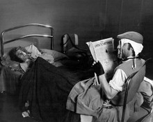 Tommy Roger Daltrey in bed Keith Moon reads paper as Uncle Ernie 8x10 photo