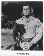 Clint Walker holding rifle inhis classic Cheyenne shirt 8x10 photo