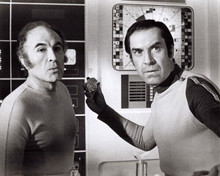 Space 1999 Barry Morse & Martin Landau season 1 Moonbase Alpha 8x10 photo