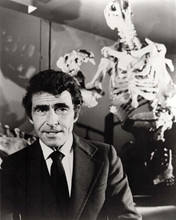 Rod Serling poses in front of alien creature Night Gallery TV 8x10 inch photo
