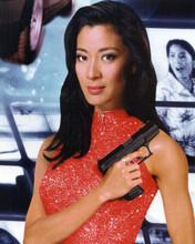 Michelle Yeoh as Wai Lin 1997 Bond pose Tomorrow Never Dies 8x10 inch photo