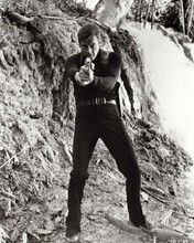 Roger Moore full body shot taking aim with gun Live And Let Die 8x10 photo