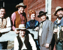 Gunsmoke classic TV western 1970's era cast portrait 8x10 inch photo