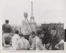 Paris When it Sizzles 1964 original 8x10 photo Holden Hepburn Coward Eiffel T