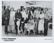 Dallas 1986 original 8x10 photo cast portrait Hagman Duffy Keel Bel Geddes etc